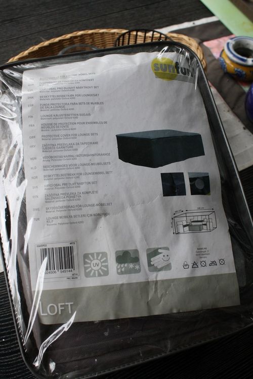 LEX Schutzhülle Deluxe Für Lounge-Möbel – 240x200x85 Cm, Wasserdicht, Aus Reißfestem Polyester Oxford 420D (Anthrazit)