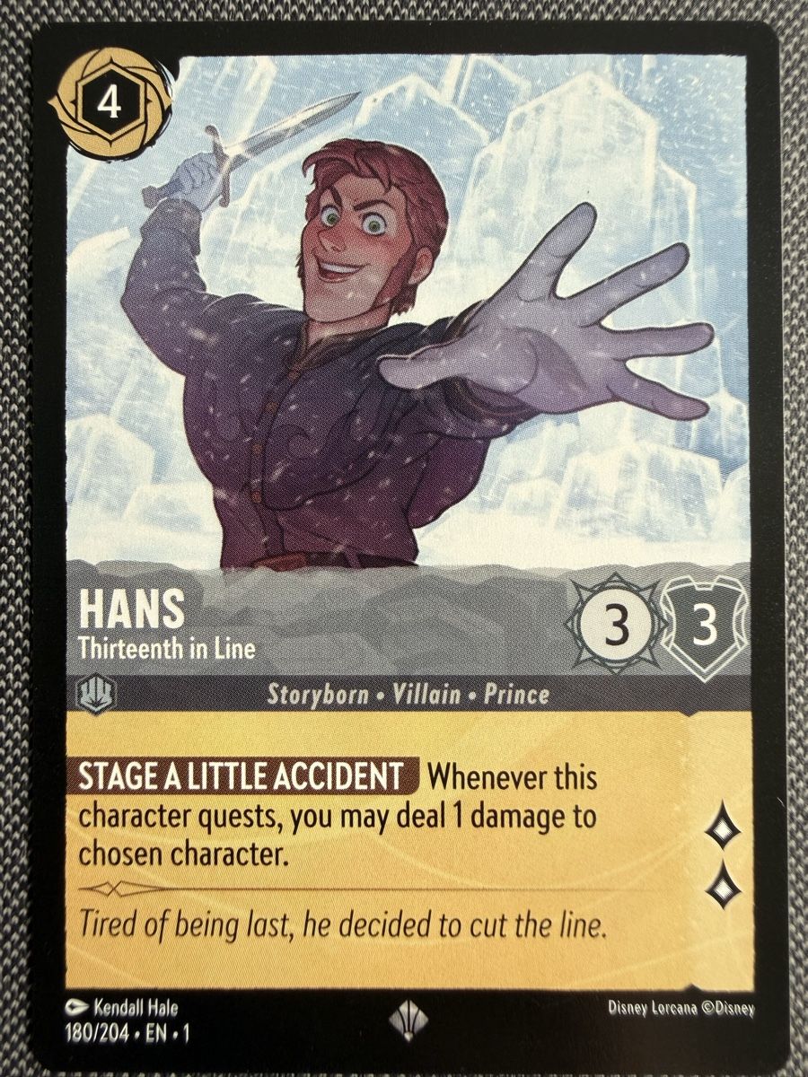 Disney Sammelbilder & Trading cards: Hans - Thirteenth in Line – Neu (gemäss Beschreibung) aus Allenwinden von nam_1988