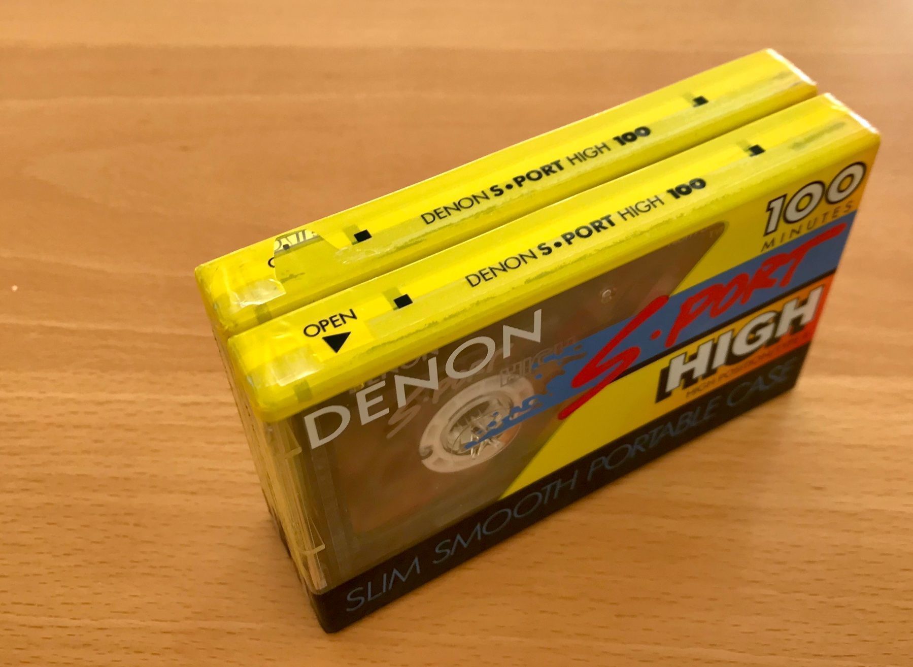 Kompaktkassetten: 2 DENON S-PORT HIGH 100minutes – Neu und originalverpackt aus Zürich von Tapehead 3
