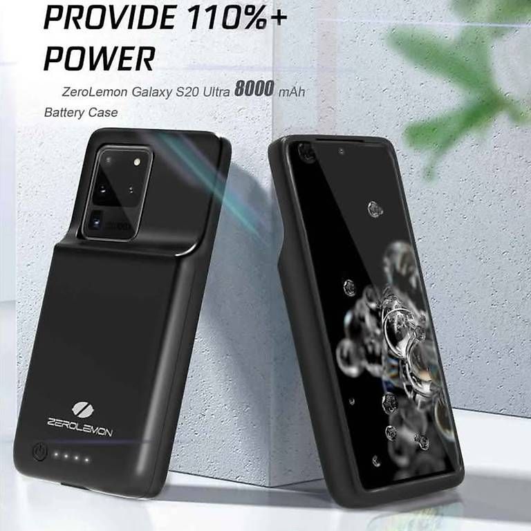 Samsung Caricabatterie: ZeroLemon Case Galaxy S20 Ultra Battery 8000mAh – Nuovo (secondo la descrizione) da Chernex venduto da petselekta 2