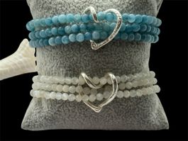 Weisses Mondstein Armband