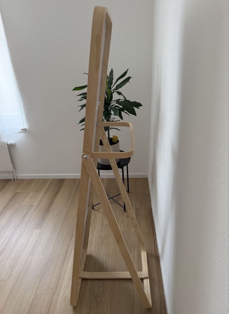 Spiegel: Ikea Standspiegel Holzrahmen neuwertig – Neu (gemäss Beschreibung) aus Baar von Freethy 3