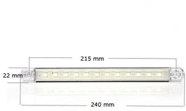 Innenbeleuchtungslampe LED Innenlampe Weiss 300Lm 12V WAS728