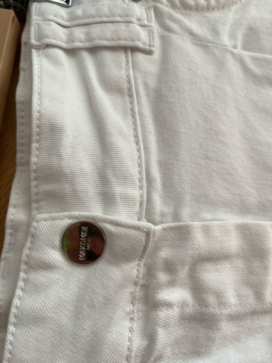 Max & Moi Pantaloni: Max&moi White Chinos. Size 38. Trendy! – Usato da Luzern venduto da worn_by_Ana 3