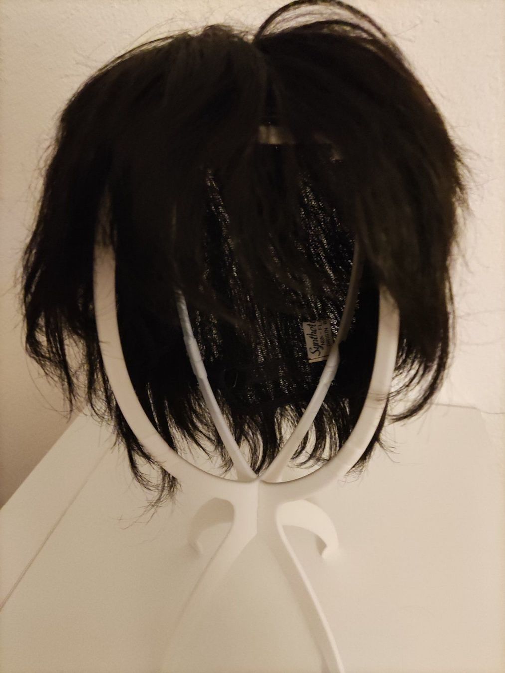 Parrucche: Black wig from human hair – Usato da Glis venduto da livespringly