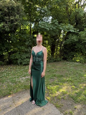 robe de soirée vert émeraude 