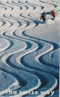 SKI THE SWISS WAY - TIEFSCHNEE 1982 - Original Plakat