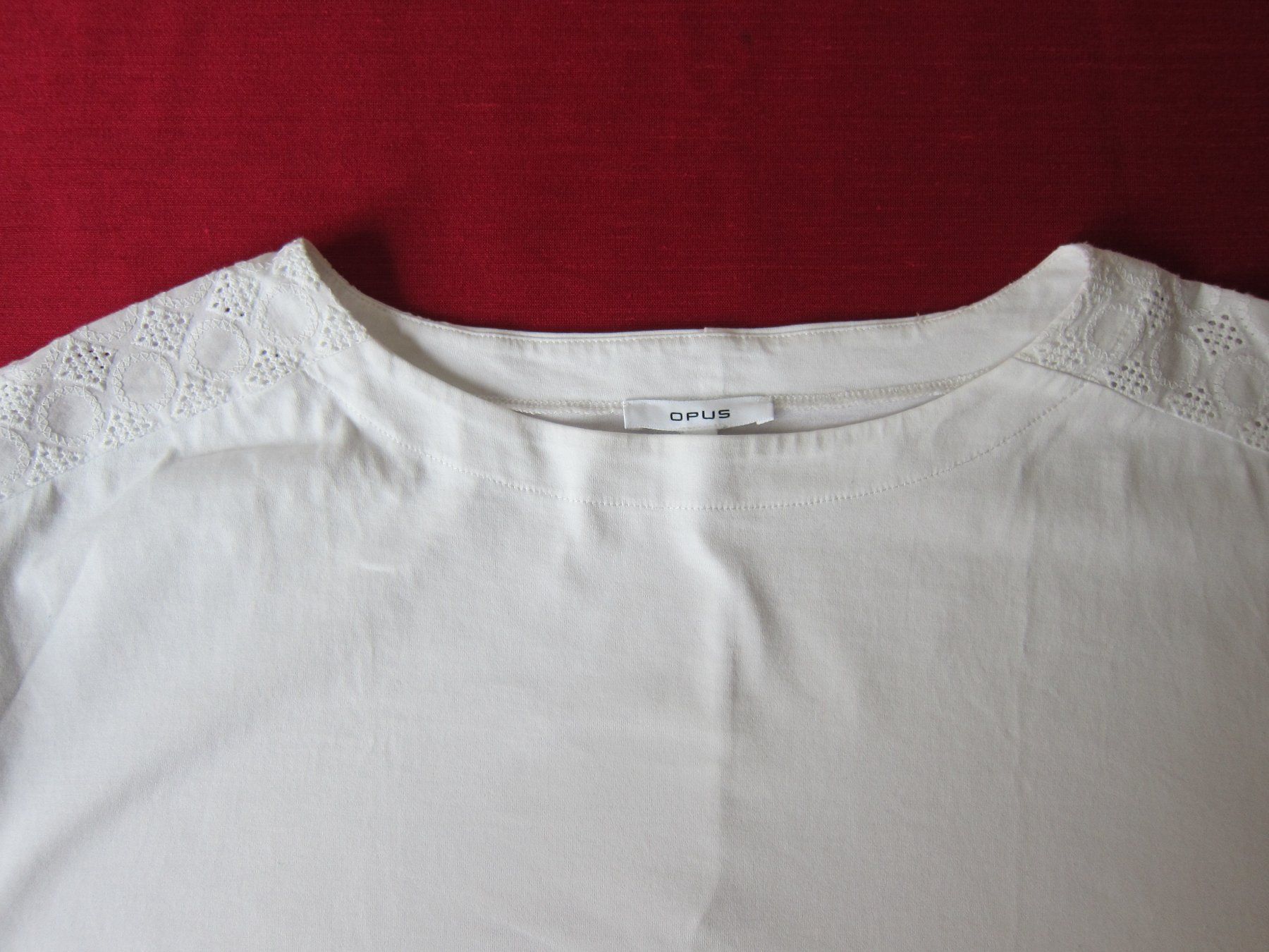 Opus T-shirt: Shirt Opus, Baumwolle, mit Dekor an Ärmeln – Nuovo (secondo la descrizione) da Zürich venduto da Italia58 3