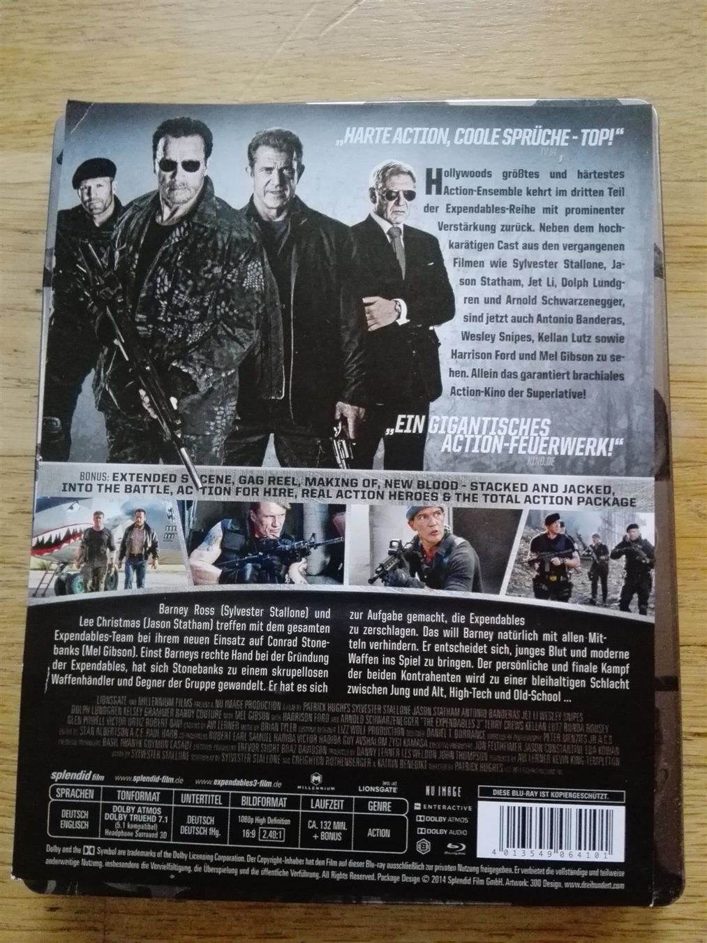 Tutti i DVDs: The Expendables (1-3) Limited-Editions  De & Eng   3'Blu-Ray – Usato da St.Galllen venduto da elkaphone 8