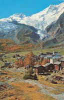 Saas-Fee BE - Saas-Fee (1798 m) mit Alphubel