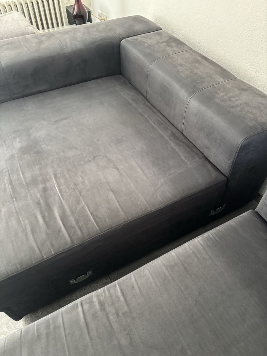 Sofas: Ecksofa dunkelgrau gute Grösse funktional – Gebraucht aus Menziken von jul.kl 9