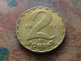 HONGRIE  2  Forint  1987