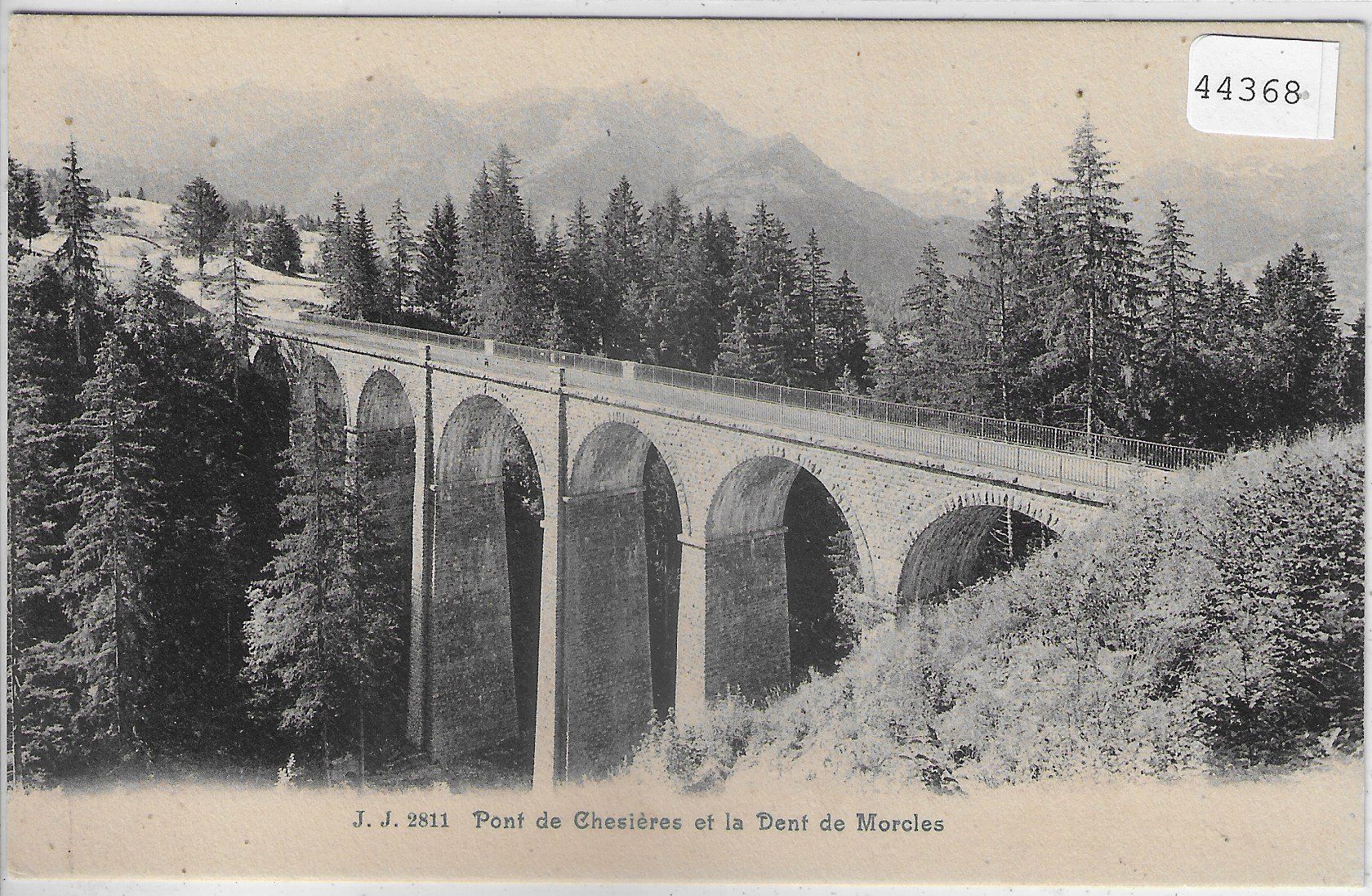 Cartoline postali: Pont de Chesieres et le Dent de Morcles – Usato da Ettingen venduto da Kartenplanet