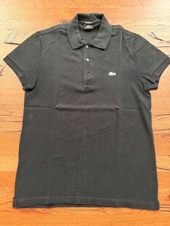 Lacoste Poloshirt "Série Limitée Gold" – Gr. 3 (S/M) schwarz