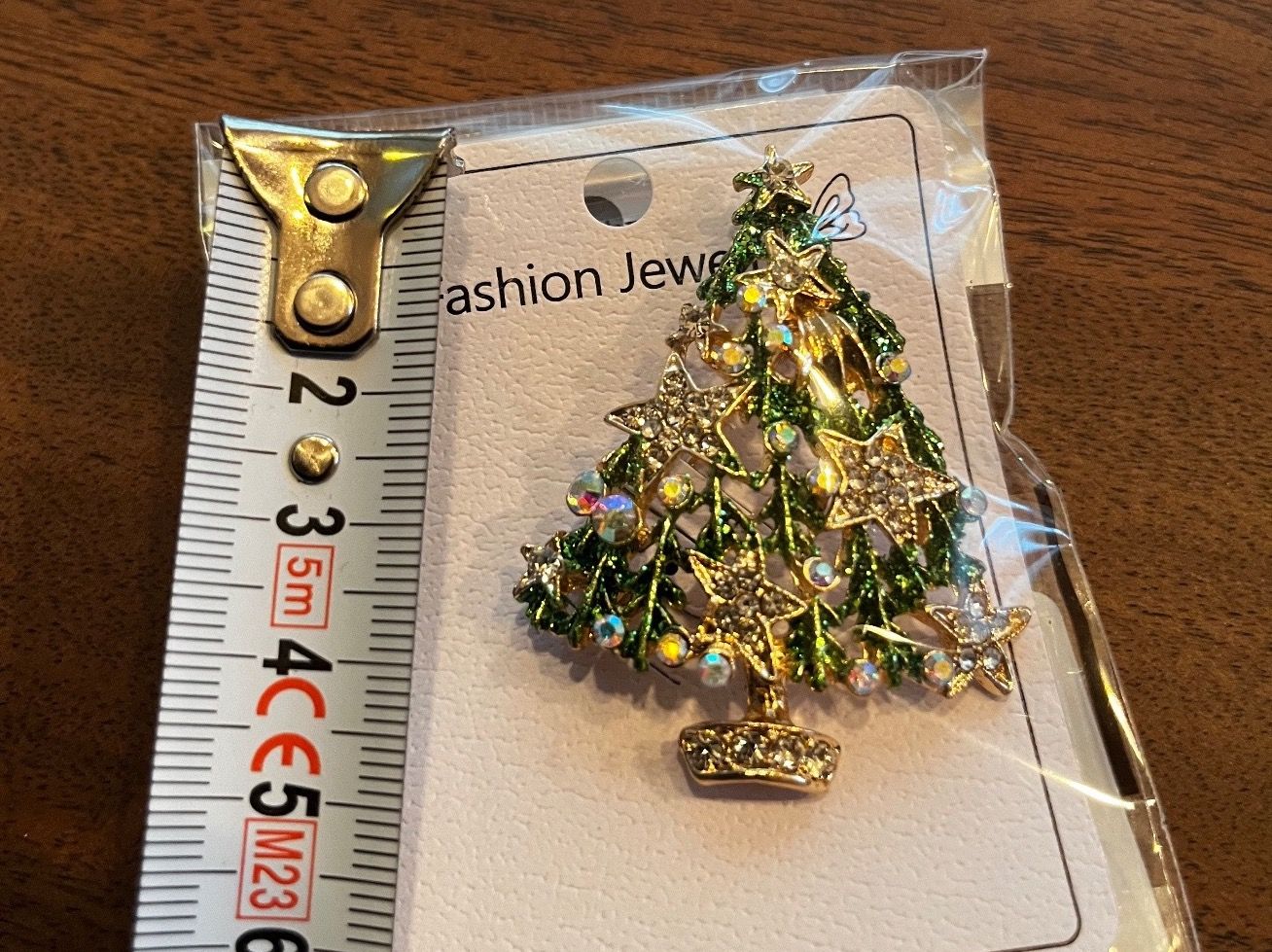 Spille & Fermagli: Brosche Weihnachtsbaum (Christbaum )mit Strass – Nuovo e nell'imballaggio originale da Gams venduto da Mariawicca 5