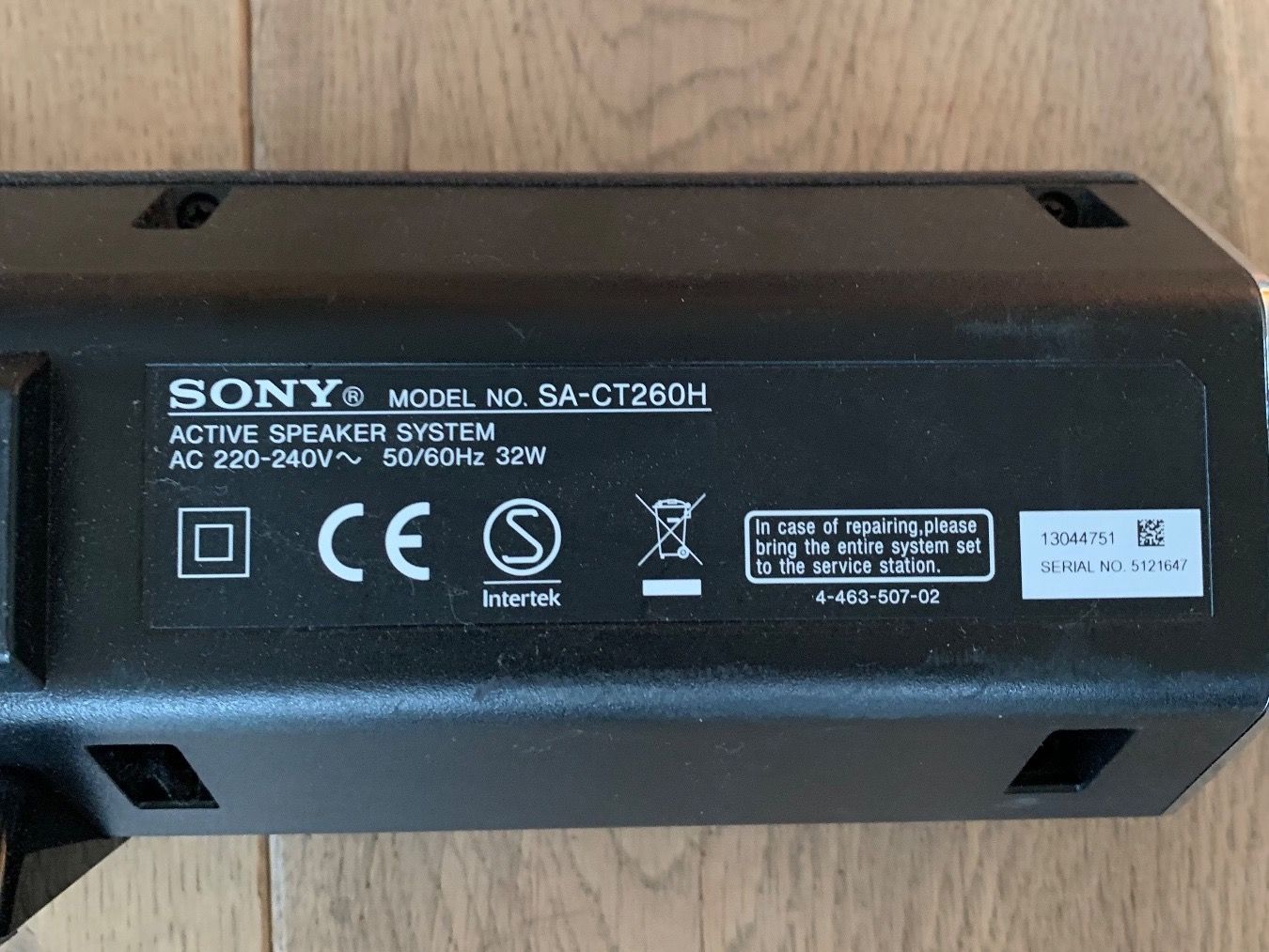 Sony Heimkino: Sony SA-CT260H – Gebraucht aus Oberhasli von  1