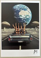 KeC: Vintage Sexy Legs on the Moon, signiert 1/5