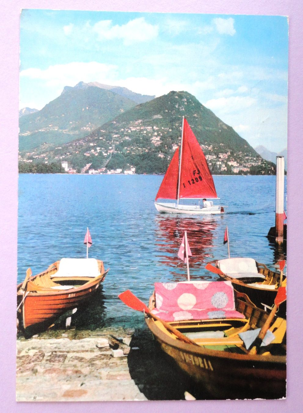 Ansichtskarten: Lugano - Monte Brè – Gebraucht aus Fétigny von Billy2miny