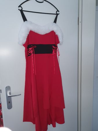 Weihnachtskleid XL