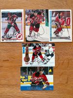 Claude Lemieux NHL EVZ Hockey Card signiert
