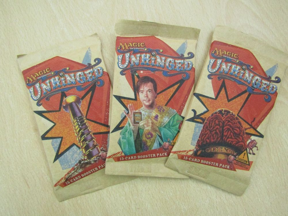Magic the Gathering: Unhinged Booster (3 Stück) (Neu und ...
