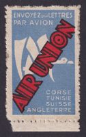 Flugspende Vignette 1927.2 AIR UNION postfrisch **