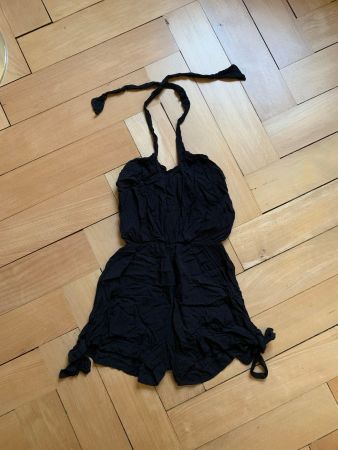 Jumpsuit schwarz leicht - S/M