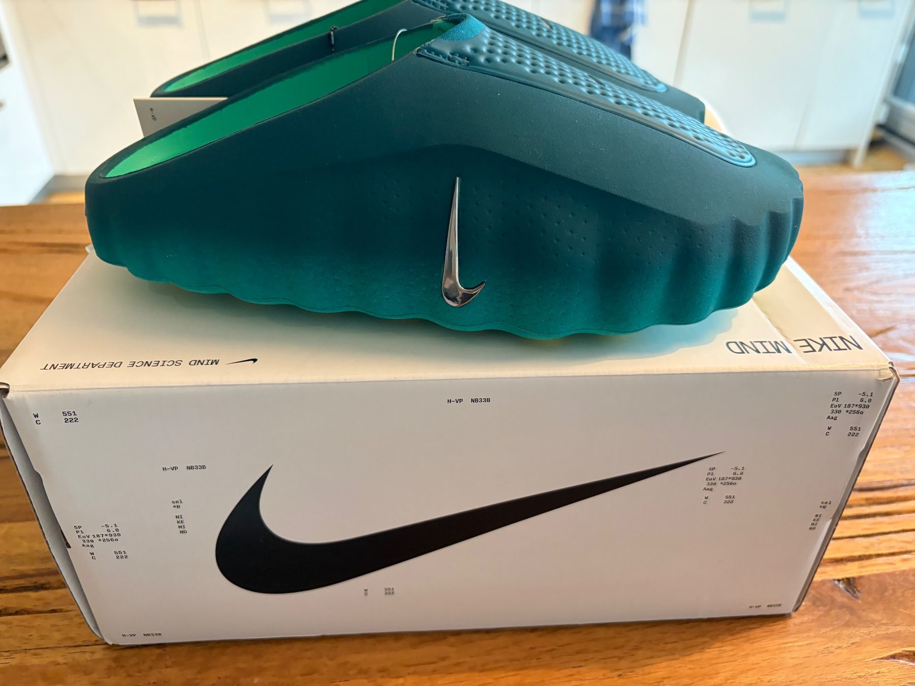 Scarpe da uomo: Nike Mind 001 Slide Geode Teal Light Menta / neu – Nuovo e nell'imballaggio originale da Meilen venduto da Rosegg 6