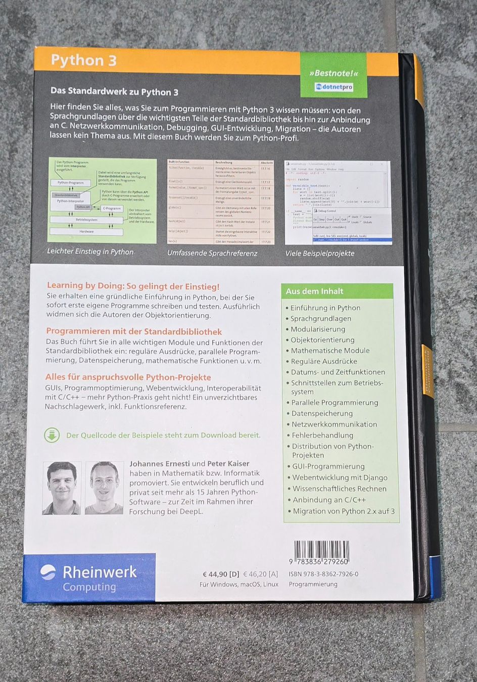 Bücher: Einstieg in Python + Python 3 umfassendes Handbuch – Neu (gemäss Beschreibung) aus St. Margrethen SG von TRXBlueFeather 3