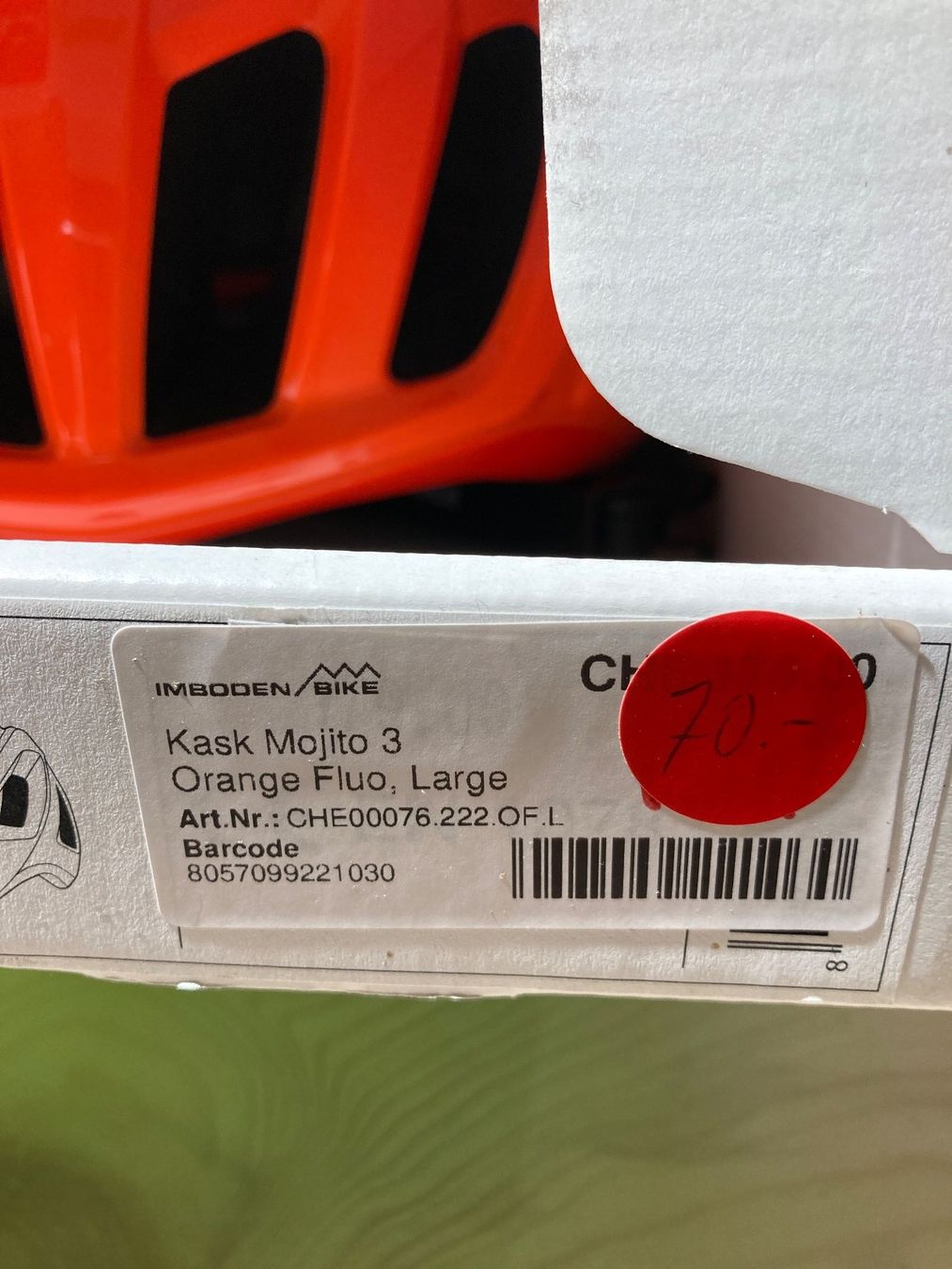 Caschi: Kaks Mojito 3 Helm Orange Fluo, Large – Nuovo (secondo la descrizione) da Lauterbrunnen venduto da Imboden-Bike 4