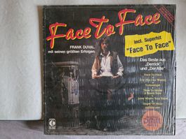 LP : Frank Duval - face to face - K-tel 1982