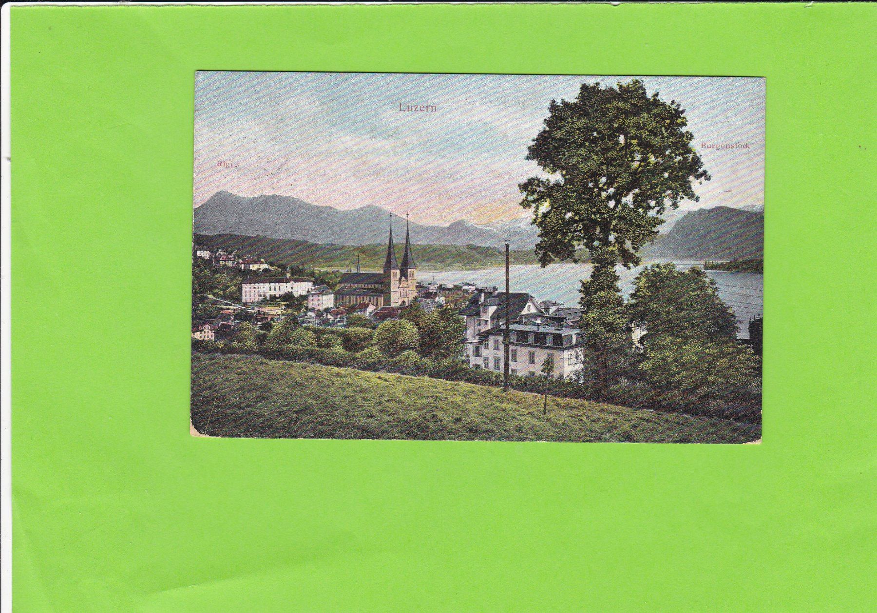 Cartoline postali: Luzern-1911 versendet – Usato da St. Peterzell venduto da neckertal