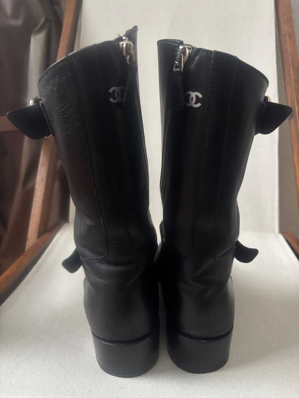 Chanel Scarpe da donna: Bottines motard CC – Usato da Genève venduto da bea_f5qp 2