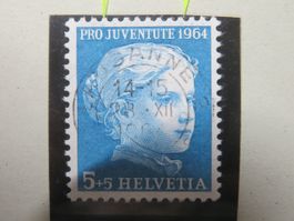 Abart Pro Juventute J205 oberer Rand gepunktet