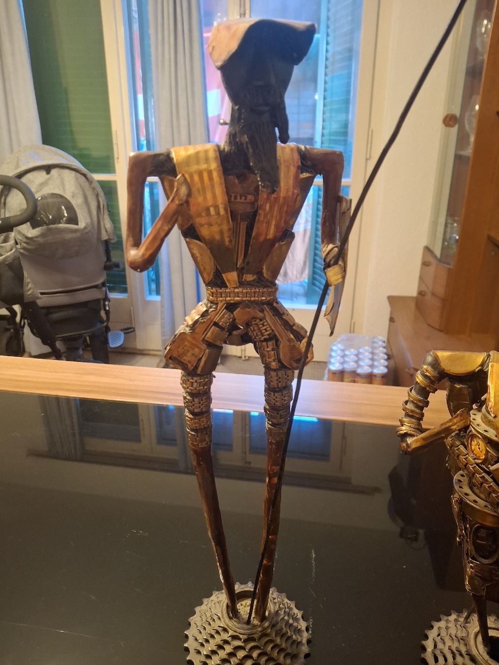 Skulpturen & Statuen: Statuette Don Chisciotte e Sancho Panza in rame e oggetti – Gebraucht aus Wohlen AG von mir_8bs9 1