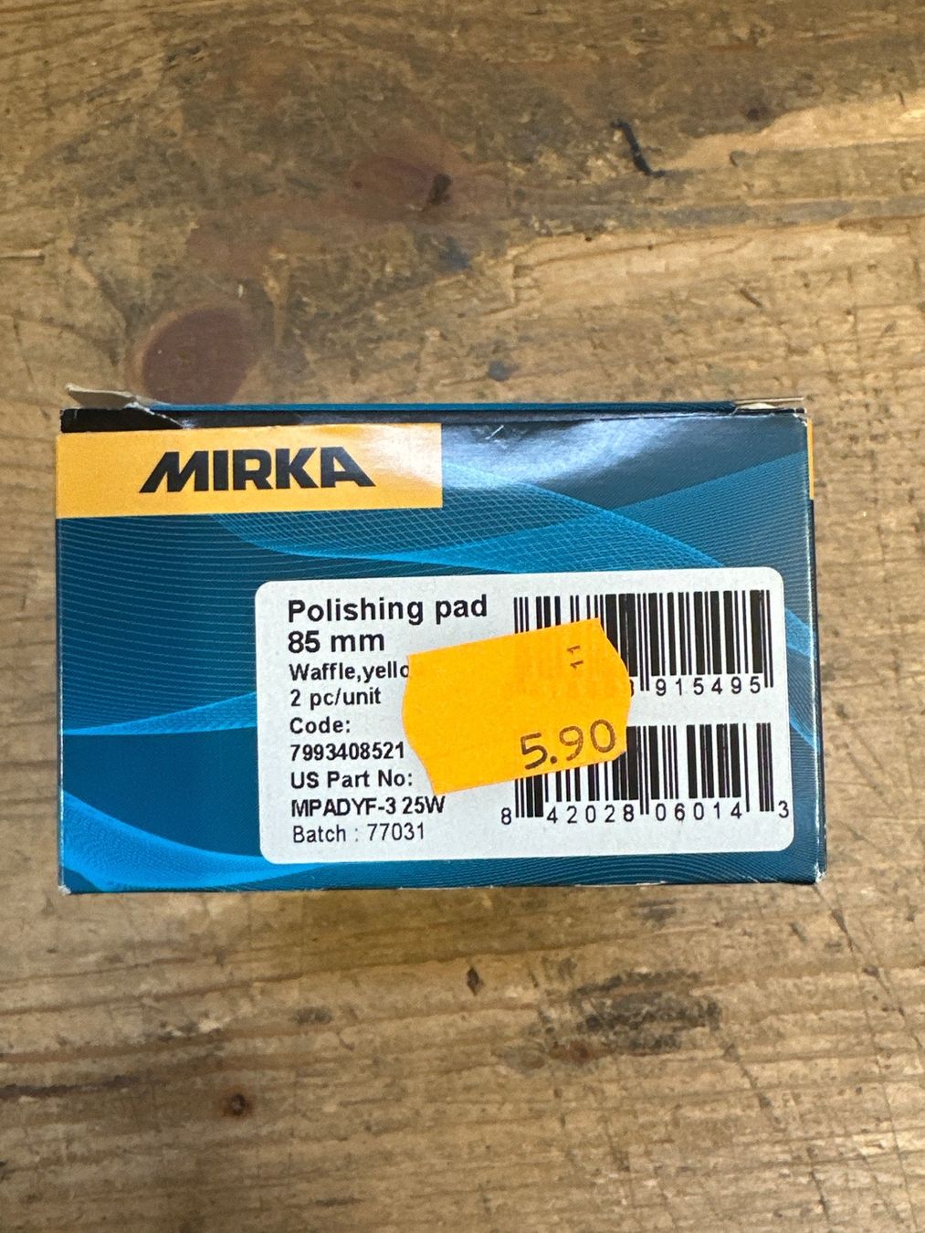 Mirka Smerigliatrici & Lucidatrici: Mirka Polishing pad durchmesser 85mm – Nuovo (secondo la descrizione) da Uetendorf venduto da Revotool