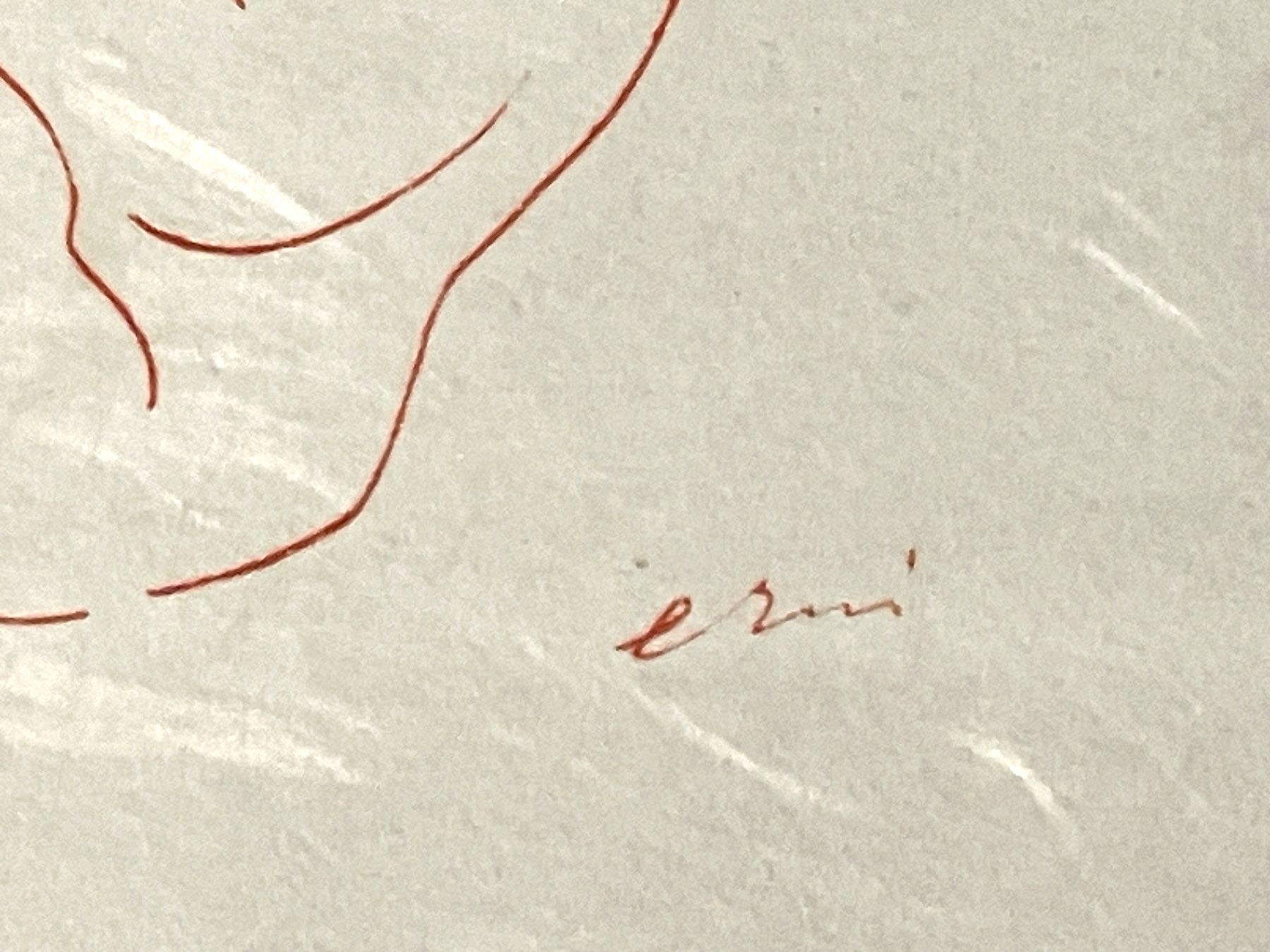 Foto & Immagini: Hans Erni Grafik auf Japanpapier – Usato da Horw venduto da luzernicus 3
