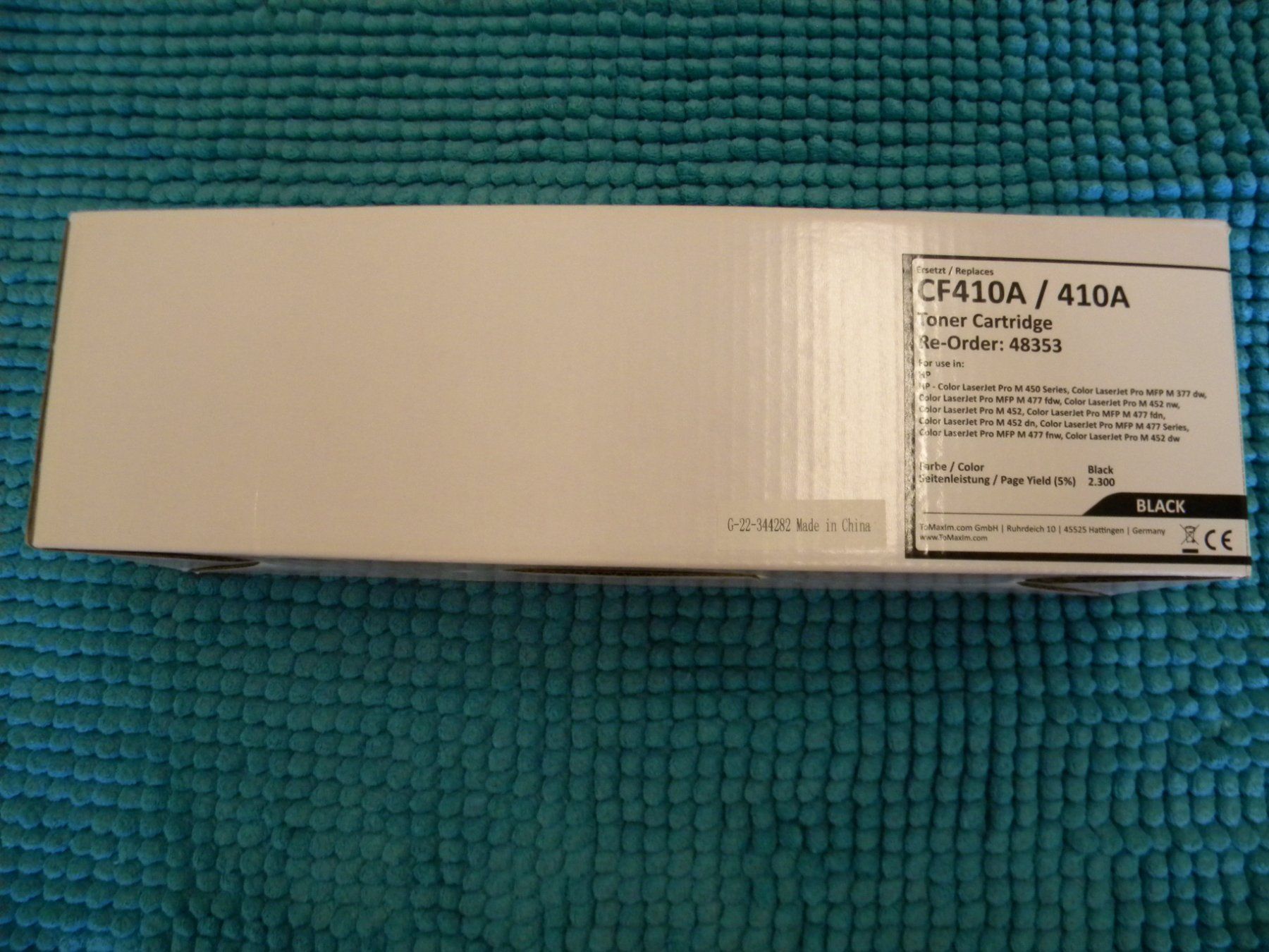 Cartucce per stampanti & toner: CF410A  410A – Nuovo e nell'imballaggio originale da Bühler venduto da Wini100