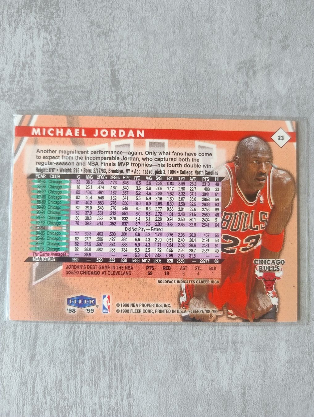 Nba Carte collezionabili: NBA 1998 Fleer Tradition Michael Jordan  – Nuovo (secondo la descrizione) da Martigny venduto da jul_7s5x 1