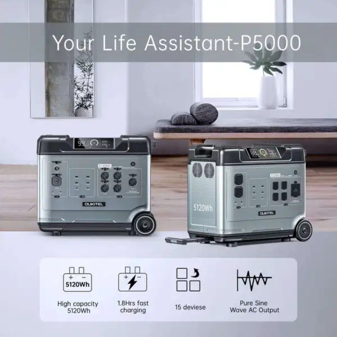 Ecoflow Generatori di corrente: OUKITEL BP2000 Pro Generator 3600W Solargenerator Stromgener – Nuovo e nell'imballaggio originale da Basel venduto da Moebeloutlet1 8