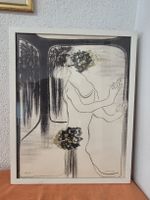 Farblithographie Yvone Duruz,  No. 140/200   gerahmt