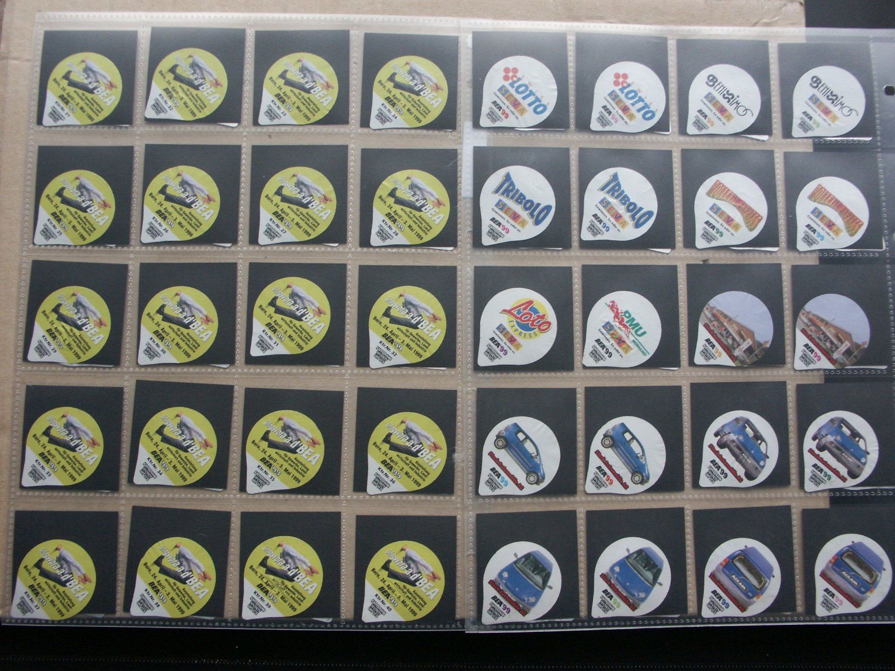 Coperchi dei cremini per caffè: Serie   WS  1 / 99  A         BEA  99          Gastro  spitz – Usato da Niederglatt ZH venduto da herzblatt5449 2