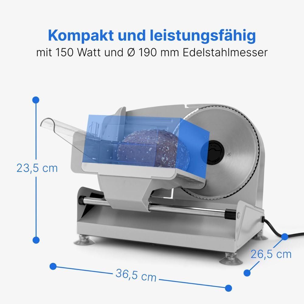 Elettrodomestici da cucina: Clatronic MA 3585 Metall Allesschneider – Nuovo e nell'imballaggio originale da Bottighofen venduto da zaap 6