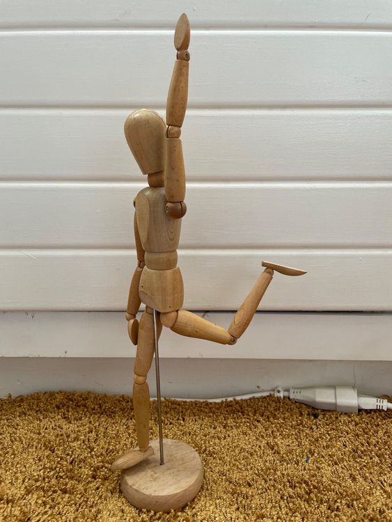 Gelenkpuppe Aus Holz - Zeichenmodell Weibliche Hand Für Künstler & Designer