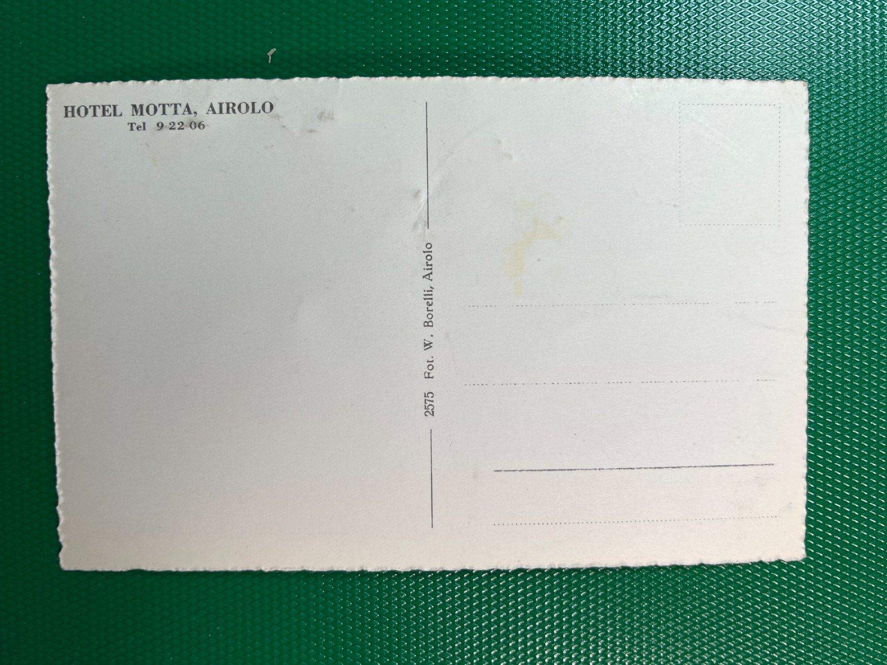 Cartoline postali: Hotel Motta, Airolo – Usato da Steg VS venduto da _vinci_ 1