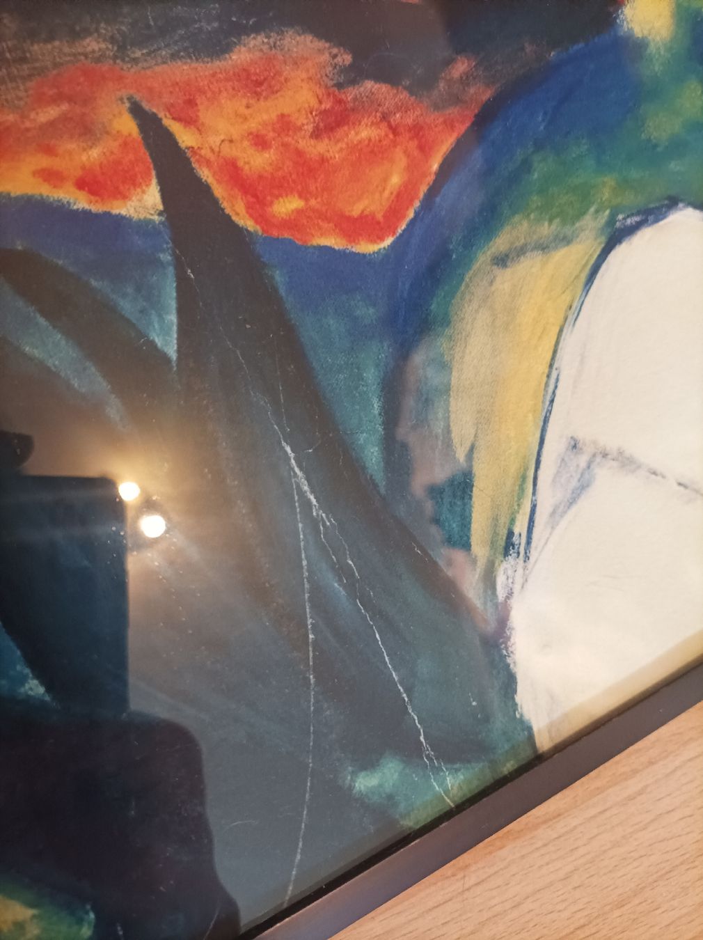 Foto & Immagini: Franz Marc - Der gelbe Stier, Kunstdruck mit Rahmen – Usato da Allschwil venduto da MoZzareLla90 2