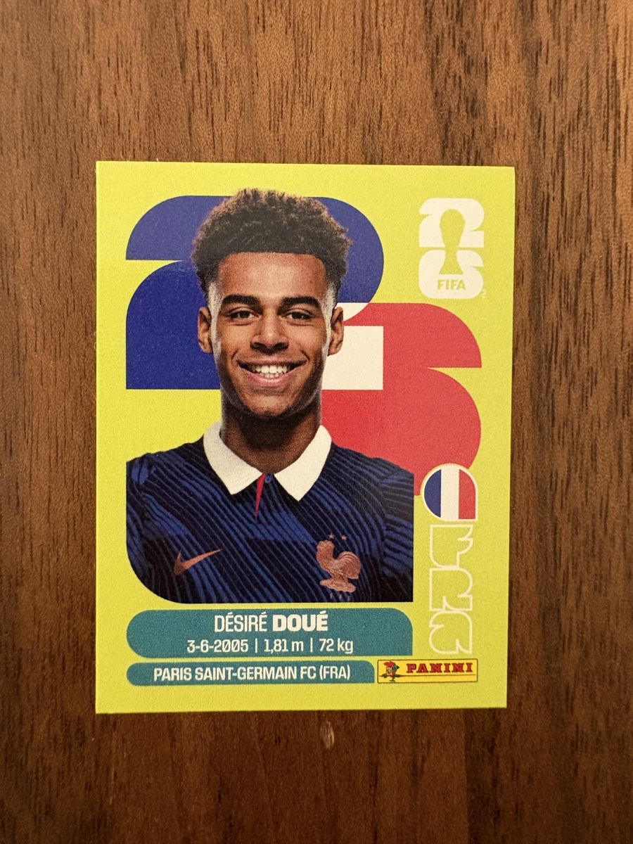 Panini Sammelbilder & Trading cards: Panini WM 2026 DÉSIRÉ DOUÉ Sticker – Neu (gemäss Beschreibung) aus Menznau von Hetfield85