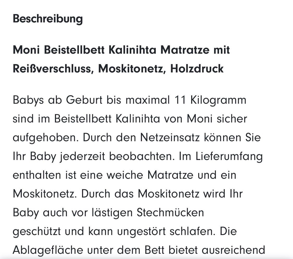 Letti: Babybett – Usato da Therwil venduto da Chocominza 2