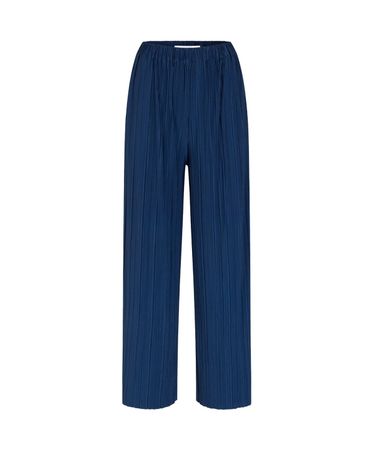 Plissierte Stoffhose von Samsøe, Gr. S, pageant blue