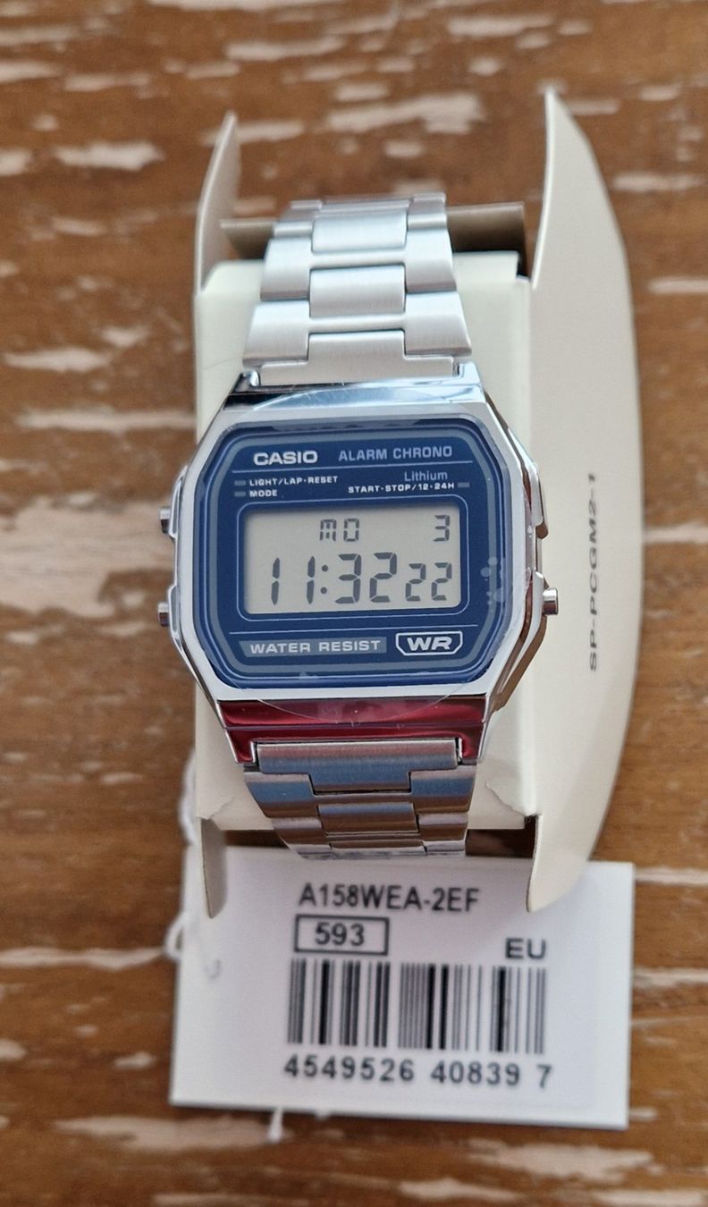 Casio Orologi: Casio A158WEA-2EF – Nuovo e nell'imballaggio originale da Domdidier venduto da Fender010 1
